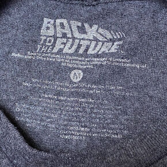Back To The Future Men’s Unisex Gray Movie Poster Graphic Shirt Sz M - Picture 6 of 8